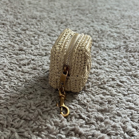 Saint Laurent Rattan AirPods Case Keychain - Picture 2 of 2